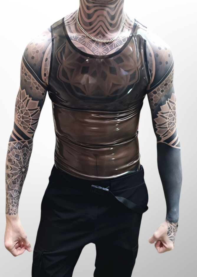 Latex Tank Top for men