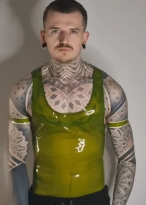 LATEX TANK TOP .SPORT